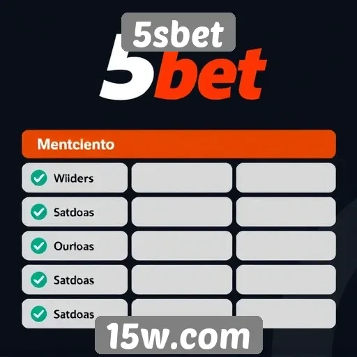 Comparativo de métodos de pagamento no 5sbet